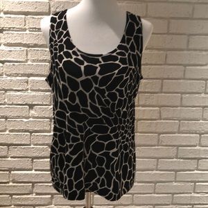 Chico’s Giraffe Print Tank Top SZ 3 - LN
